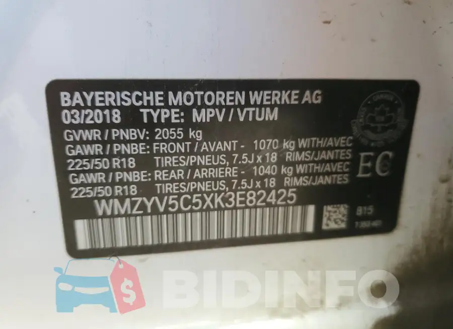 WMZYV5C5XK3E82425 Photo# 12