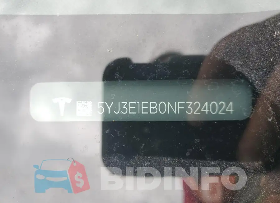 5YJ3E1EB0NF324024 Photo# 13