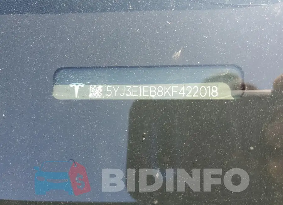 5YJ3E1EB8KF422018 Photo# 12