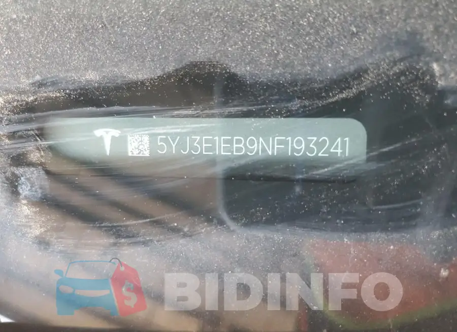 5YJ3E1EB9NF193241 Photo# 13