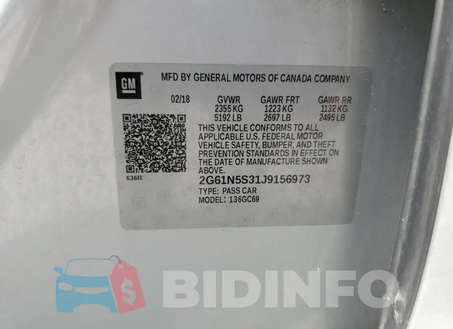 2G61N5S31J9156973 Photo# 12