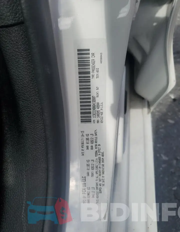 1C3CCCAB8GN132687 Photo# 12