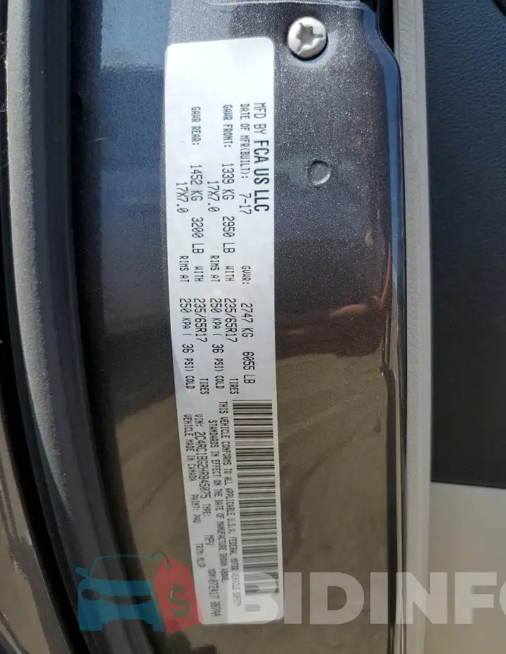 2C4RC1BG2HR845075 Photo# 14