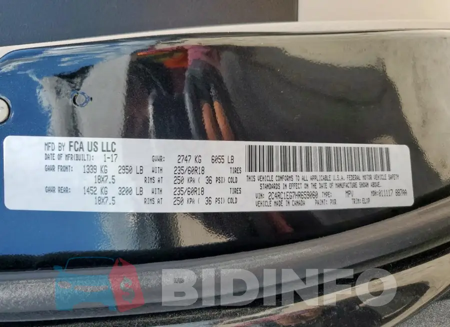 2C4RC1EG7HR659060 Photo# 14