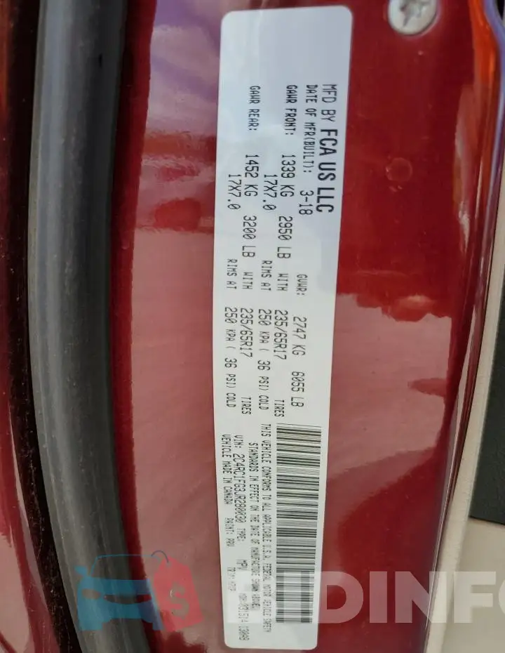 2C4RC1FG3JR280030 Photo# 13