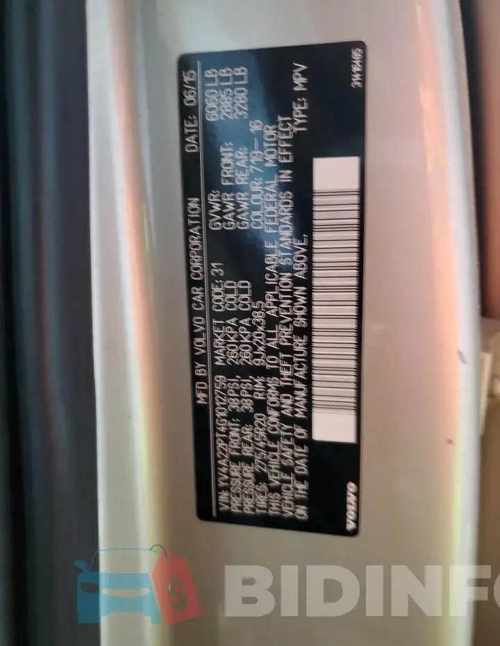 YV4A22PT4G1012759 Photo# 13