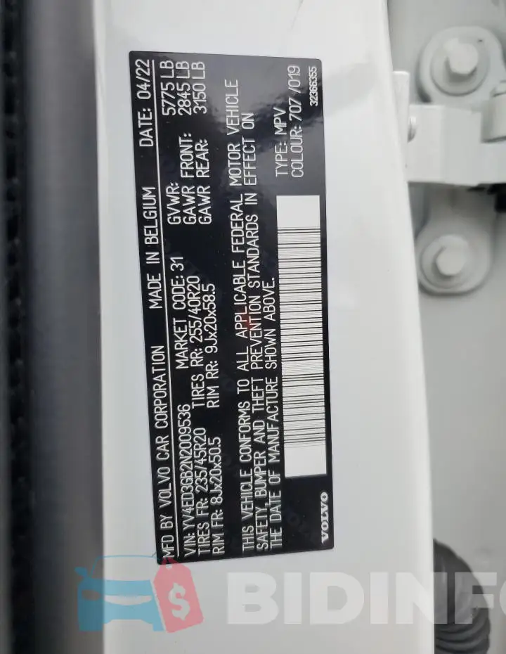 YV4ED3GB2N2009536 Photo# 14
