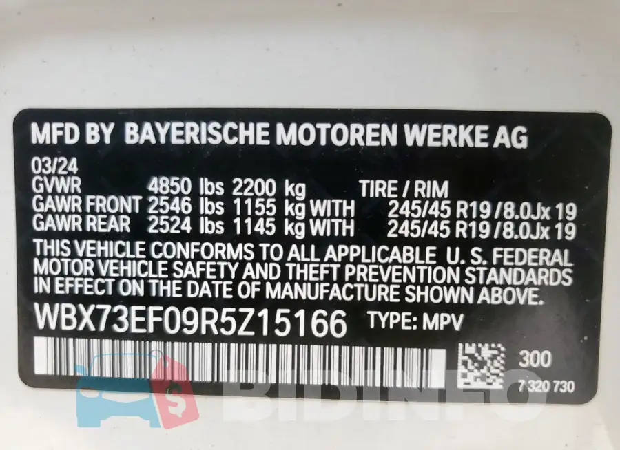 WBX73EF09R5Z15166 Photo# 13