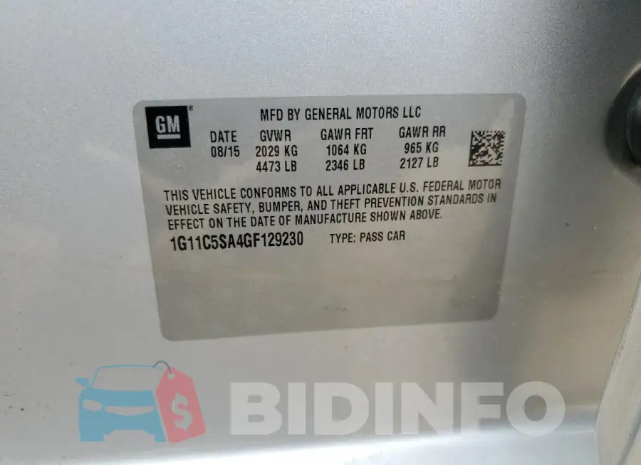 1G11C5SA4GF129230 Photo# 12