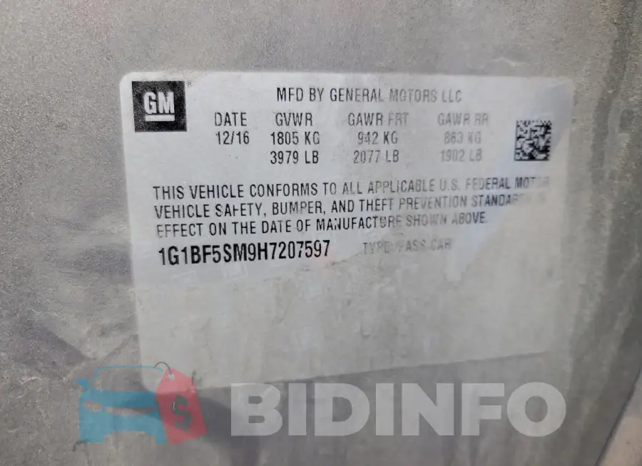 1G1BF5SM9H7207597 Photo# 12