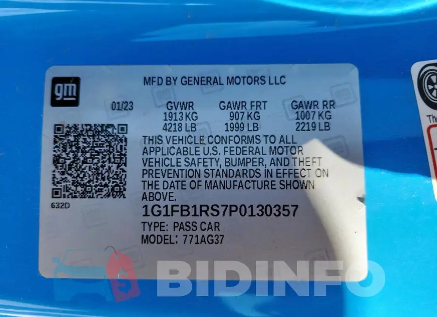 1G1FB1RS7P0130357 Photo# 12