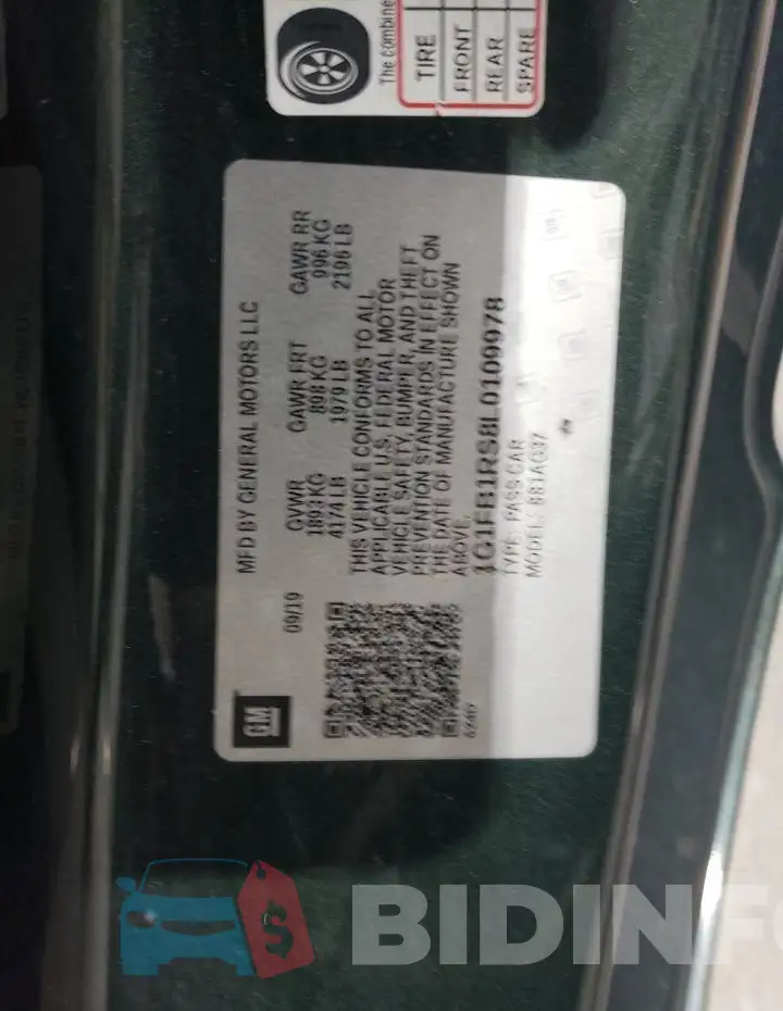 1G1FB1RS8L0109978 Photo# 12