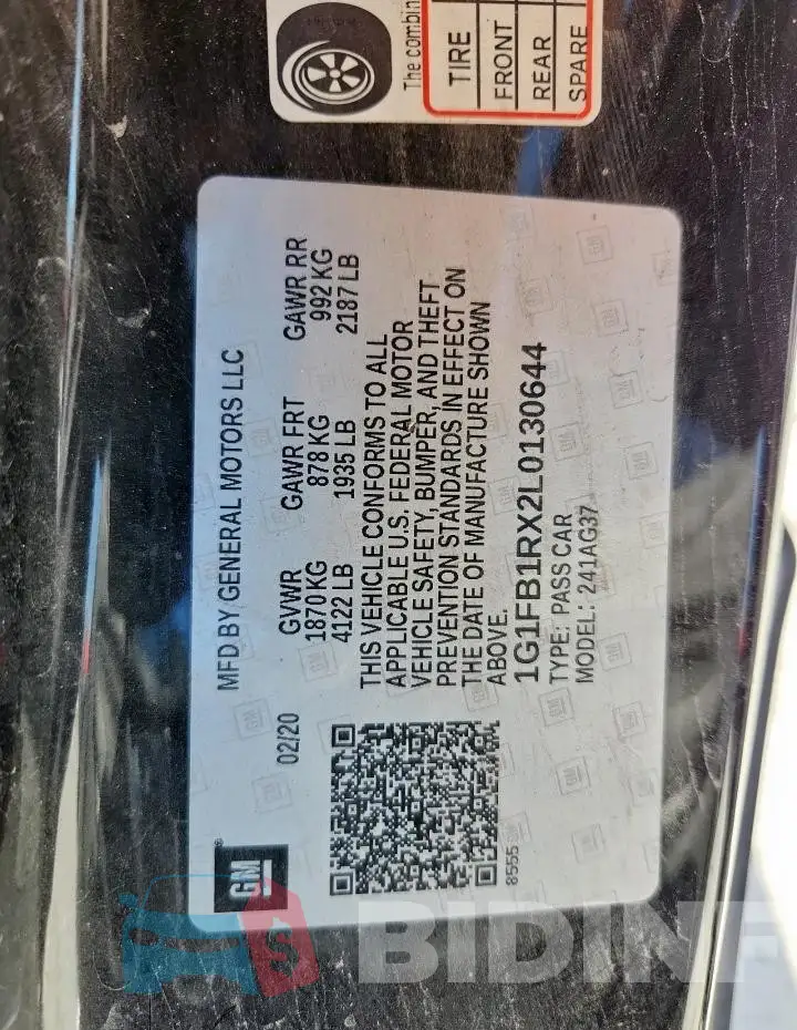 1G1FB1RX2L0130644 Photo# 12