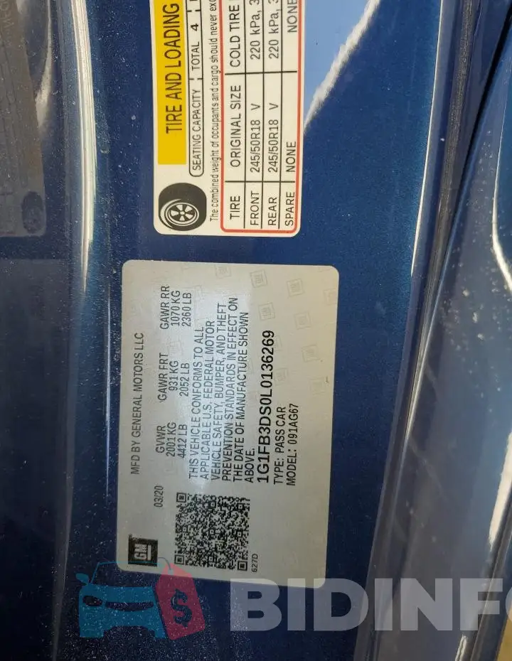 1G1FB3DS0L0136269 Photo# 12