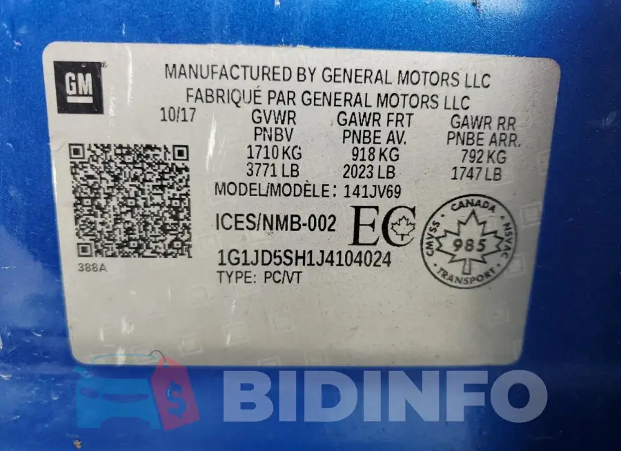 1G1JD5SH1J4104024 Photo# 12
