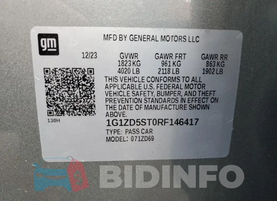 1G1ZD5ST0RF146417 Photo# 13
