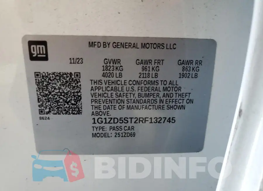 1G1ZD5ST2RF132745 Photo# 12