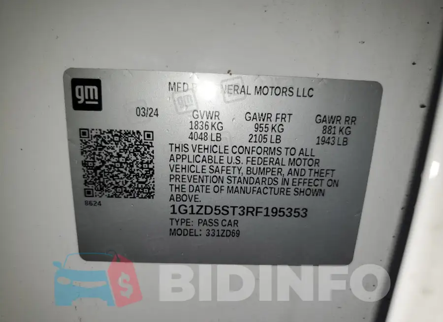 1G1ZD5ST3RF195353 Photo# 12