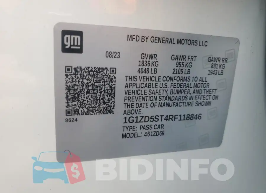 1G1ZD5ST4RF118846 Photo# 13