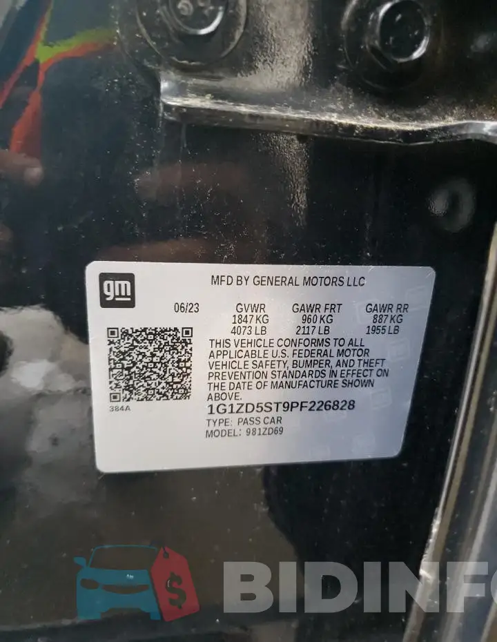 1G1ZD5ST9PF226828 Photo# 13