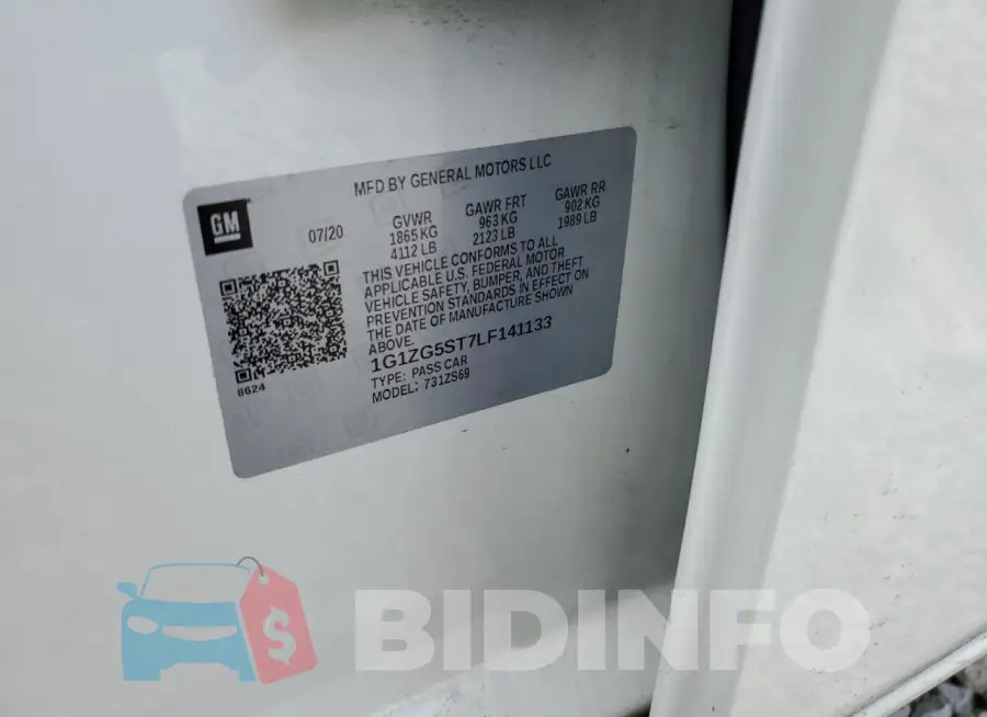 1G1ZG5ST7LF141133 Photo# 12