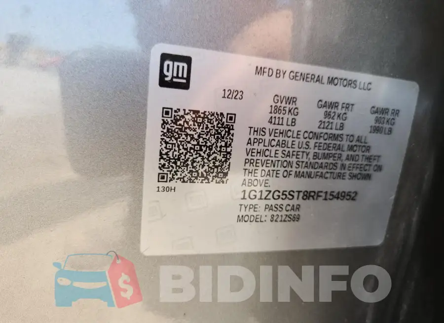 1G1ZG5ST8RF154952 Photo# 13