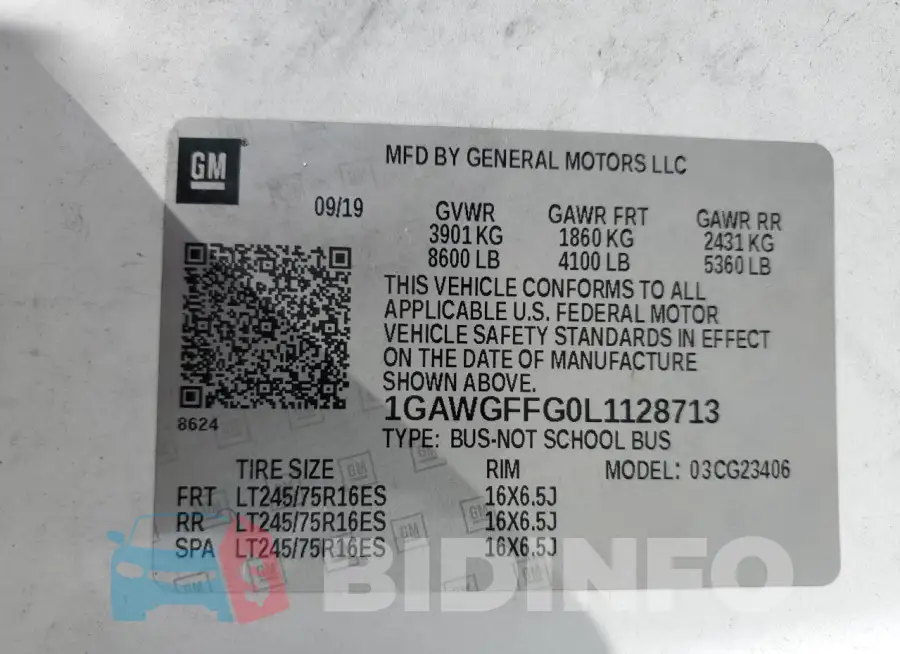 1GAWGFFG0L1128713 Photo# 13