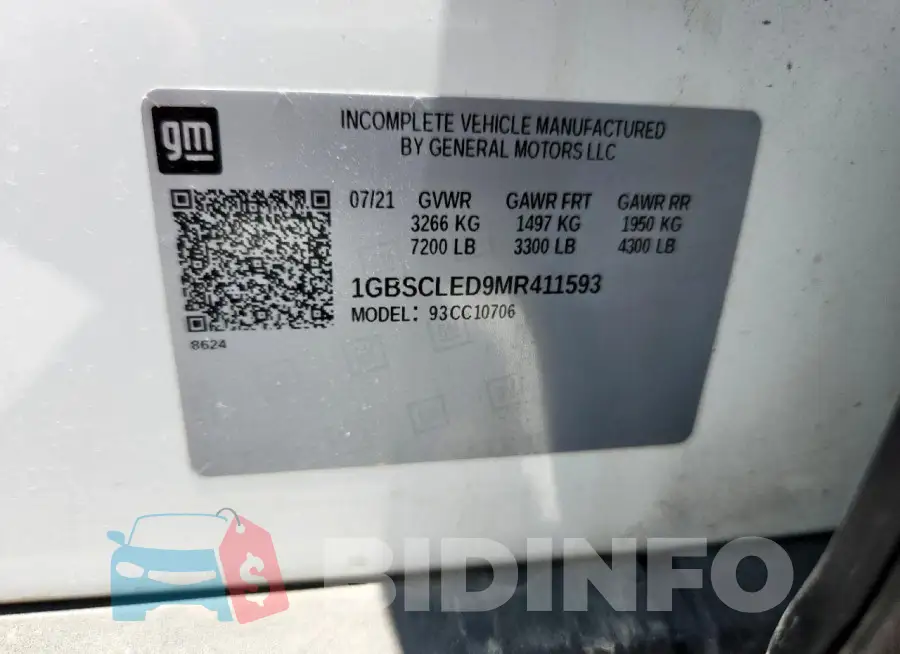 1GBSCLED9MR411593 Photo# 12