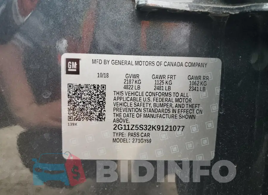 2G11Z5S32K9121077 Photo# 12