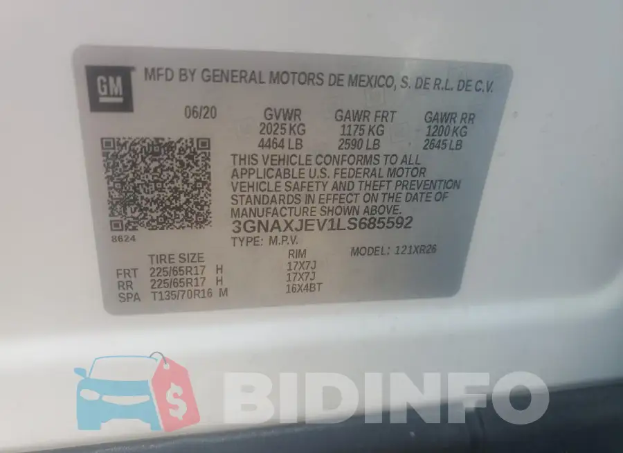 3GNAXJEV1LS685592 Photo# 13