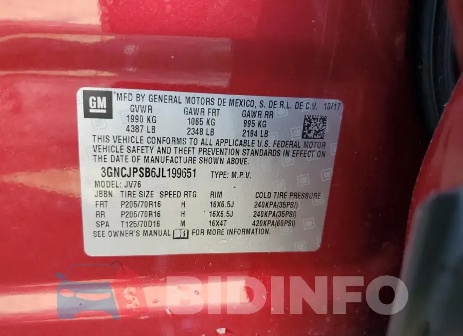 3GNCJPSB6JL199651 Photo# 12