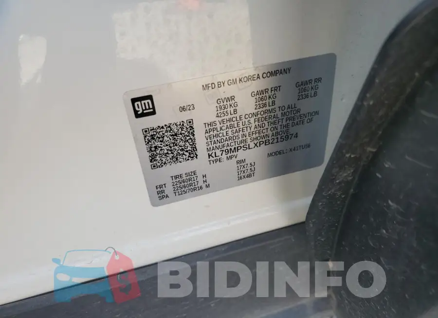 KL79MPSLXPB215974 Photo# 13