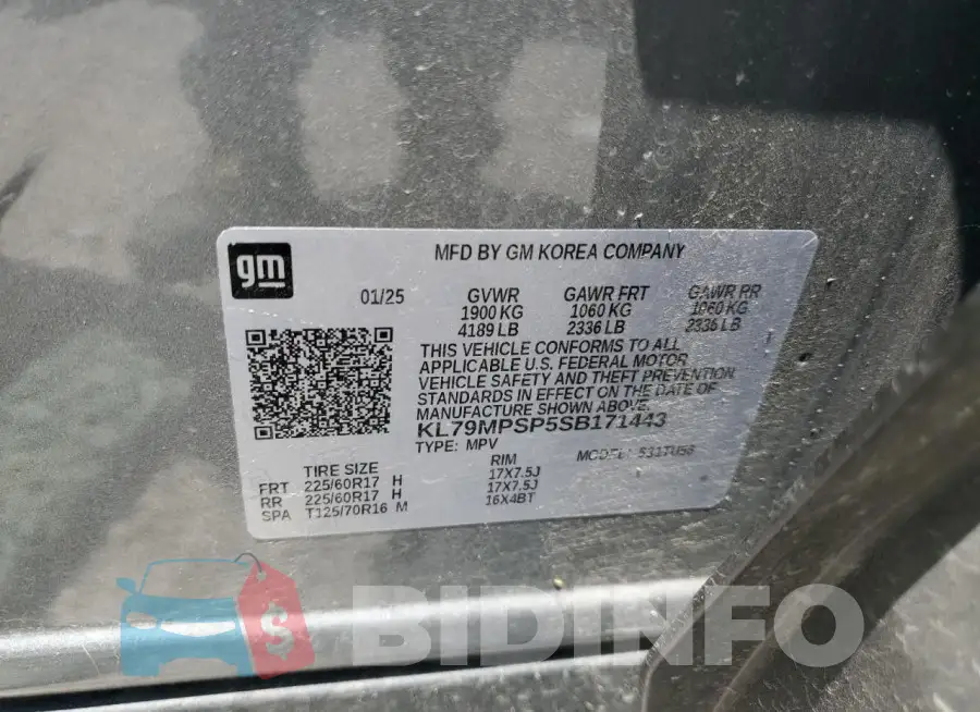 KL79MPSP5SB171443 Photo# 13