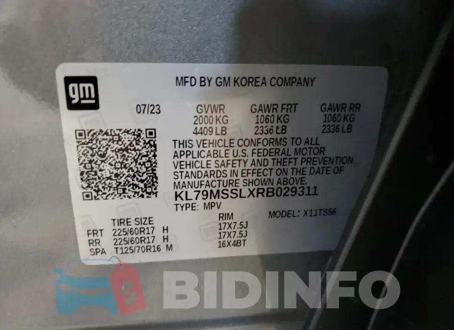 KL79MSSLXRB029311 Photo# 13