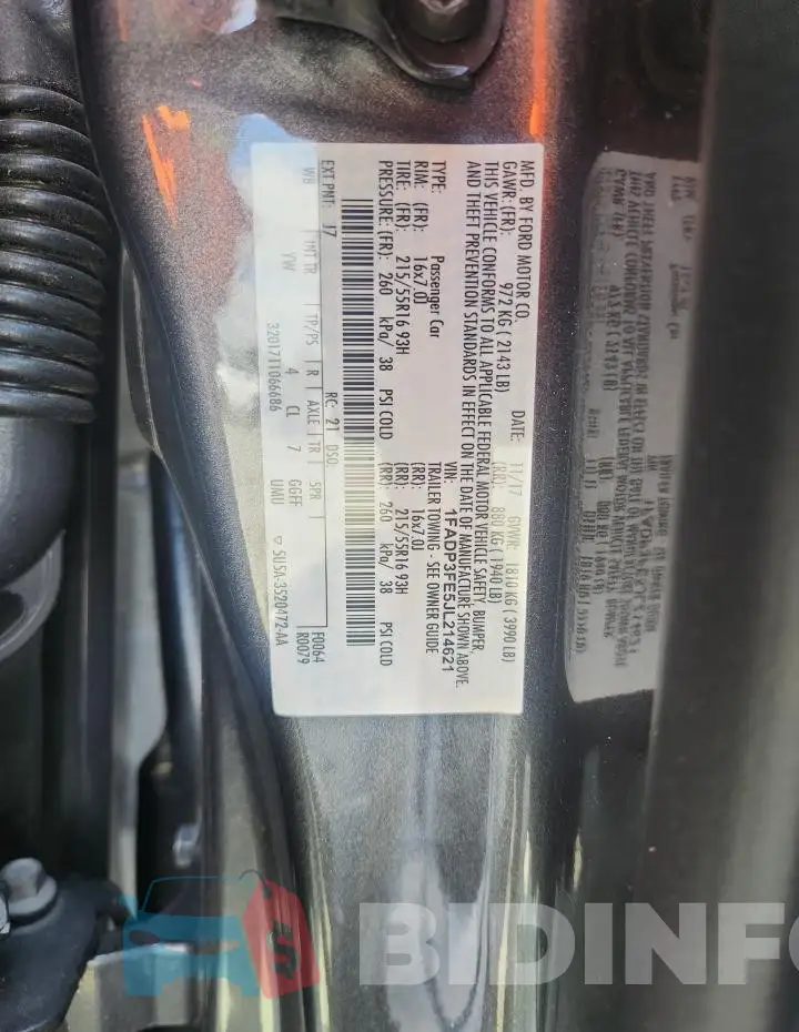 1FADP3FE5JL214621 Photo# 12