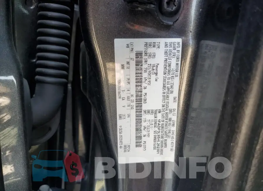 1FADP3L95HL262301 Photo# 13
