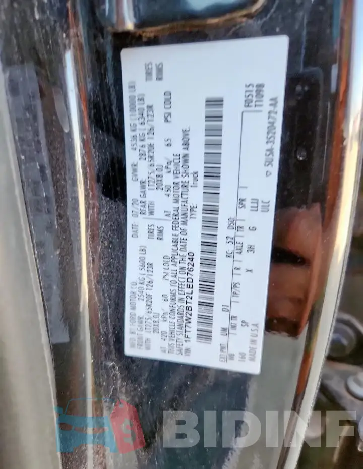 1FT7W2BT2LED76240 Photo# 12