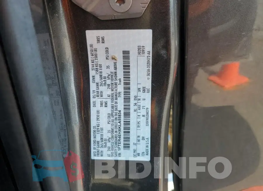 1FTER4EHXKLA55834 Photo# 13