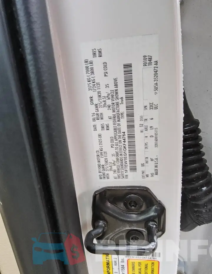 1FTEW1EG1GKF44764 Photo# 12