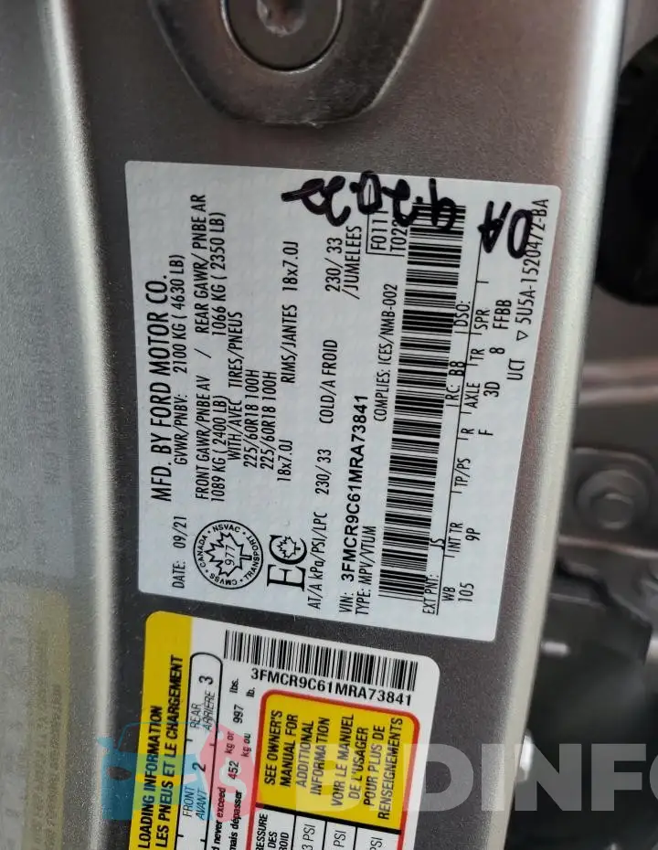 3FMCR9C61MRA73841 Photo# 13