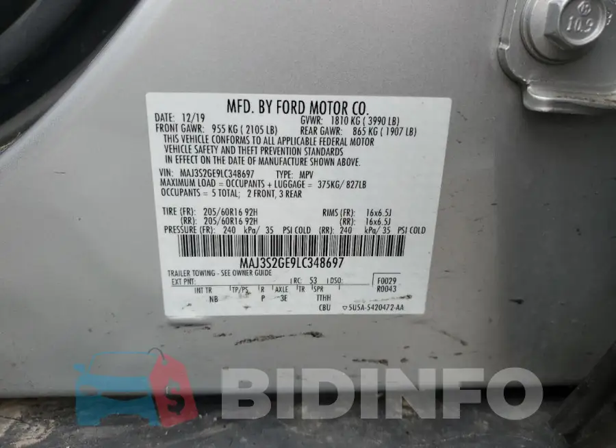 MAJ3S2GE9LC348697 Photo# 14