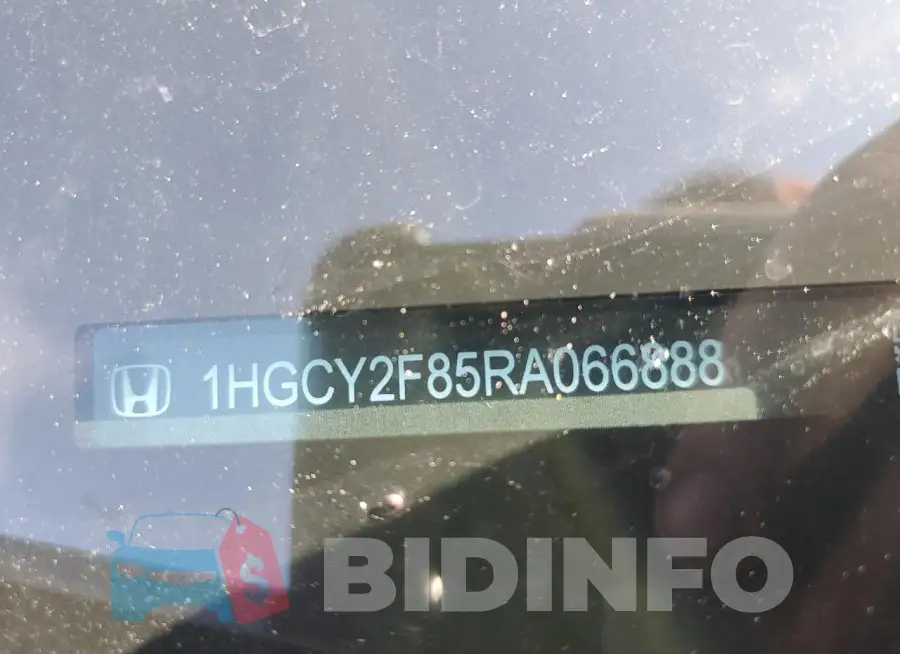 1HGCY2F85RA066888 Photo# 12