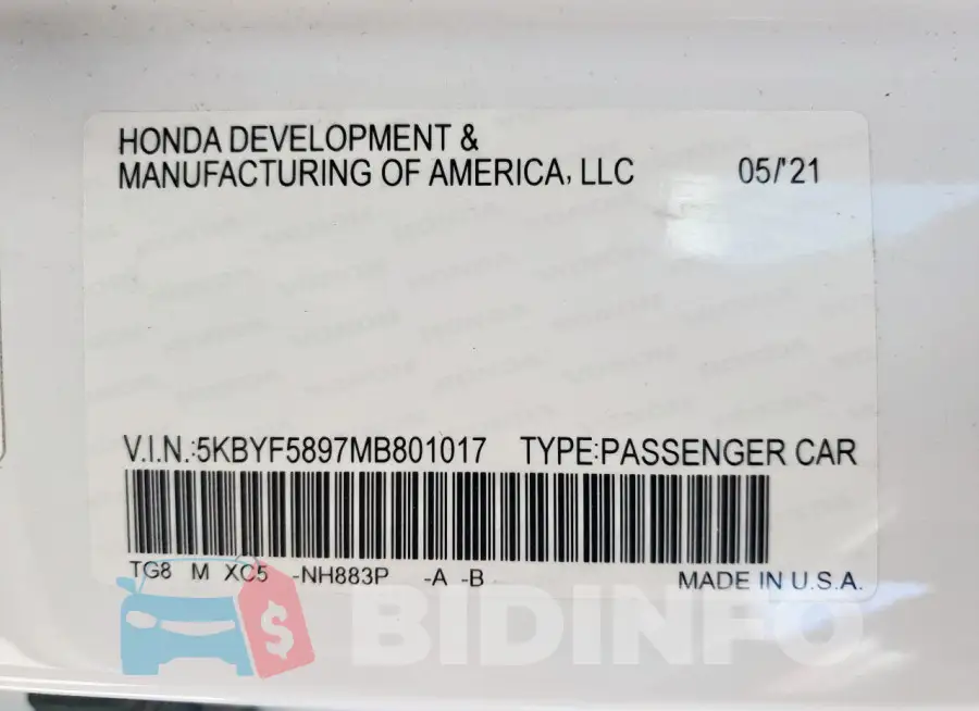 5KBYF5897MB801017 Photo# 13