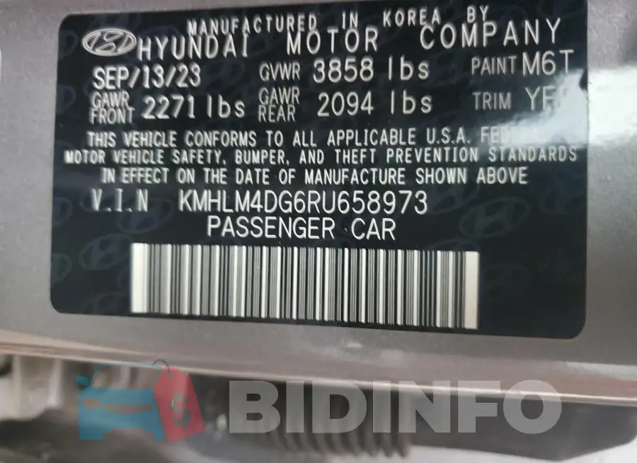 KMHLM4DG6RU658973 Photo# 12
