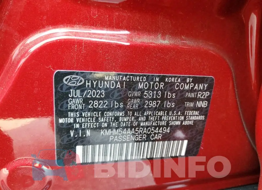 KMHM54AA5RA054494 Photo# 12
