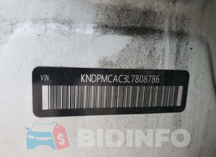 KNDPMCAC3L7808786 Photo# 13