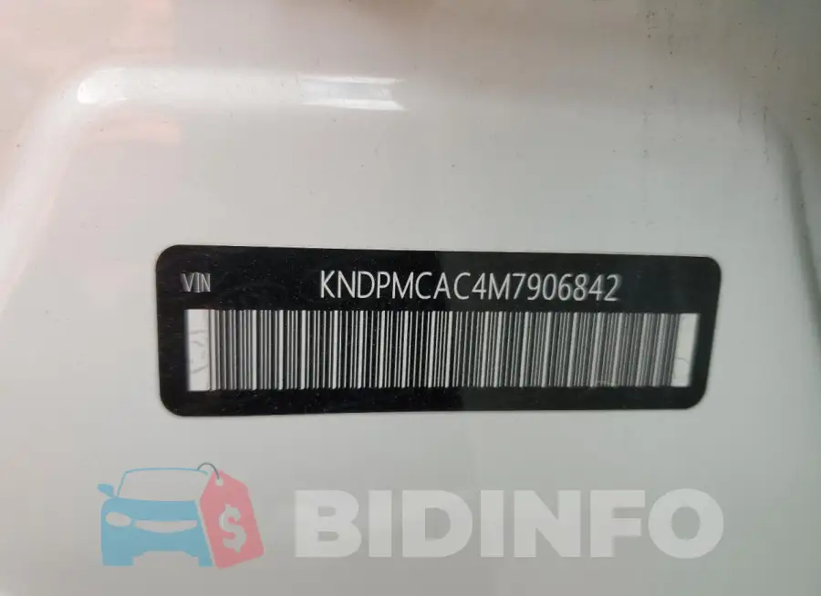 KNDPMCAC4M7906842 Photo# 14