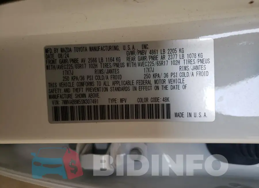 7MMVABBM5SN307491 Photo# 12