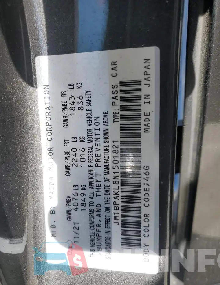 JM1BPAKL8N1501821 Photo# 12