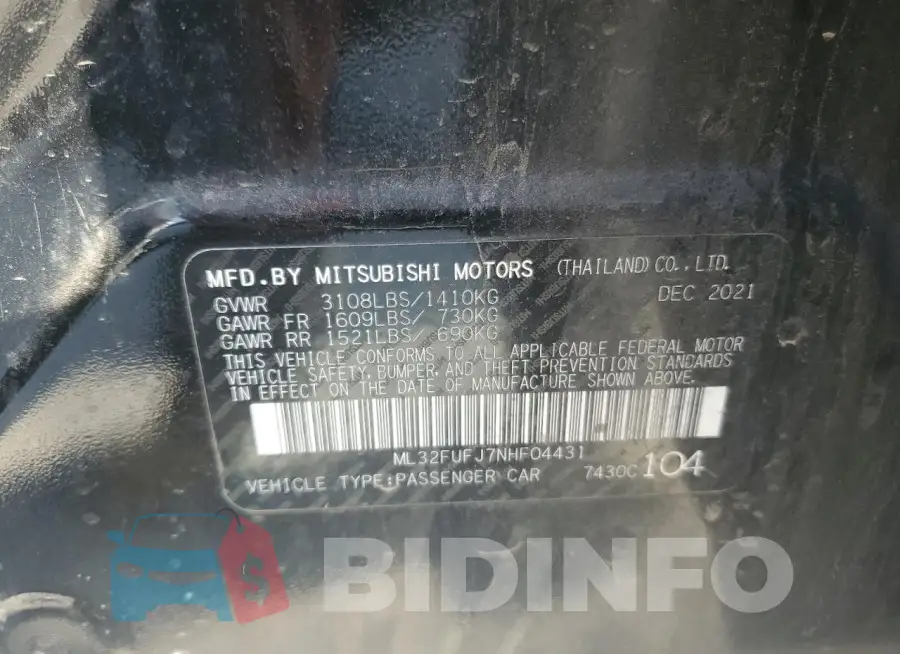ML32FUFJ7NHF04431 Photo# 12